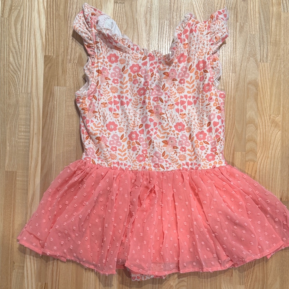Cheeky Plum Farrah Leotard - Citrus Bloom Bliss